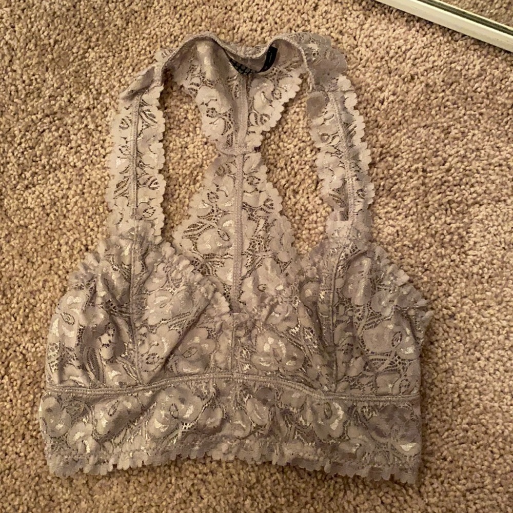 Grey bralette